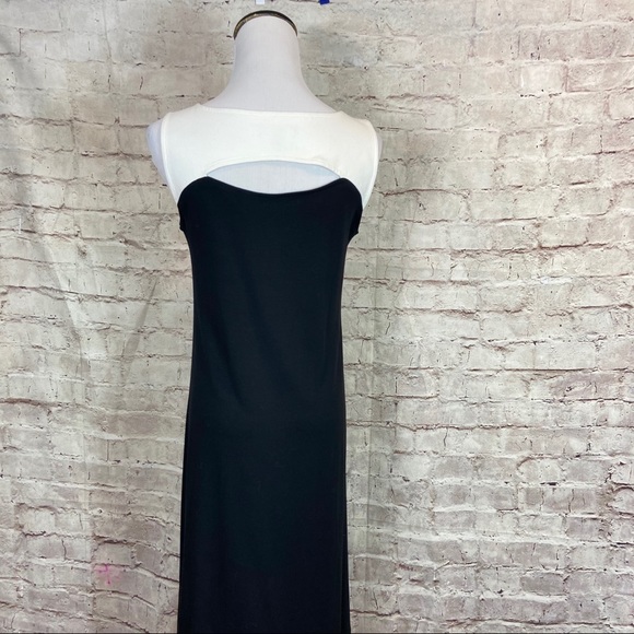 Robe Victoria's Secret Color Block Noir Et Blanc - Taille 2 - Style Shift Sans Manches - Occasion Cocktail